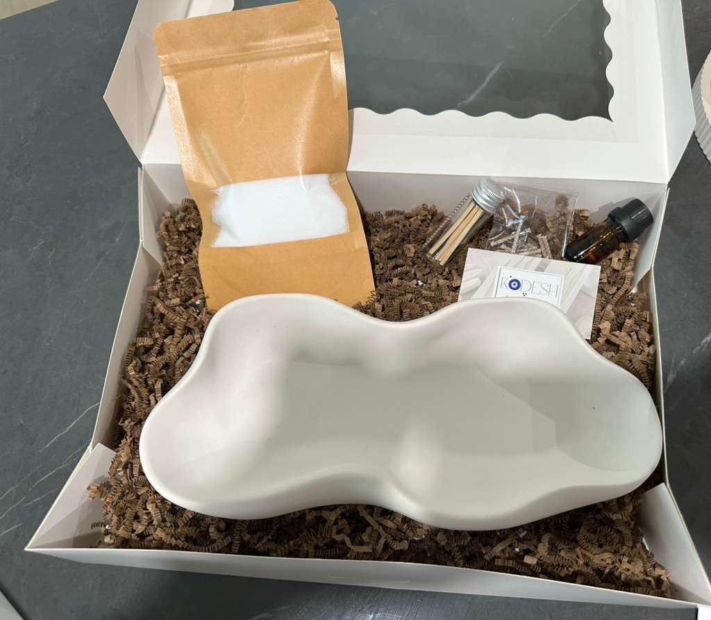 Concrete Bowl Candle Holder