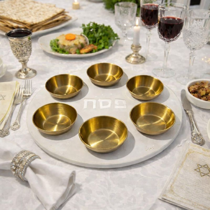 Concrete seder plate
