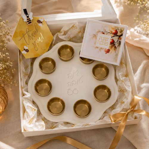 Rosh Hashanah Simanim plate set