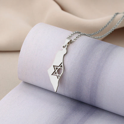 Ethnic Israel Map Pendant – My Only Home
