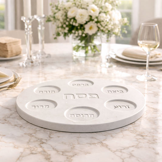Concrete seder plate