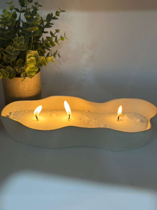 Concrete Bowl  Candle Holder