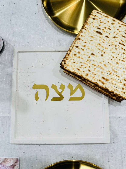 SET !!!  Passover Seder Plate & Matzah Plate