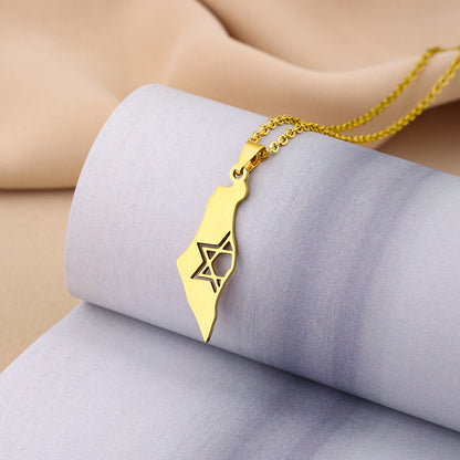 Ethnic Israel Map Pendant – My Only Home