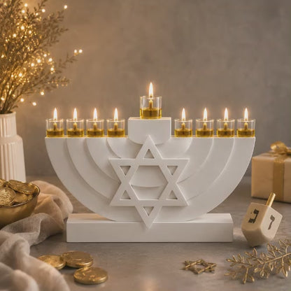 Star Of David - Menorah חנוכיה מגן דוד